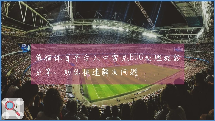 熊猫体育平台入口常见BUG处理经验分享，助你快速解决问题